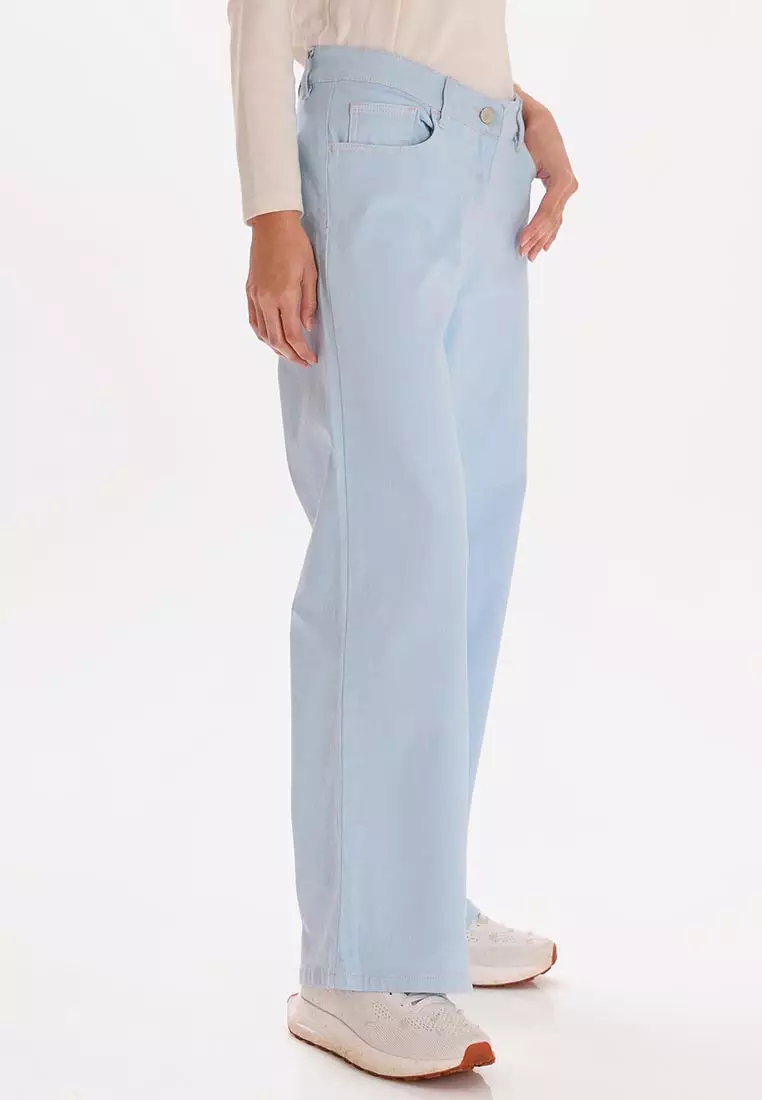 Ria Miranda Sky Blue Claris Pants