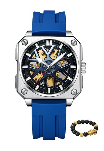 Jual Biden Watch Biden Jam Tangan Mekanik Pria Mewah Tali Silikon Jam Tangan Bisnis Otomatis Dengan Gelang Gratis Original Zalora Indonesia