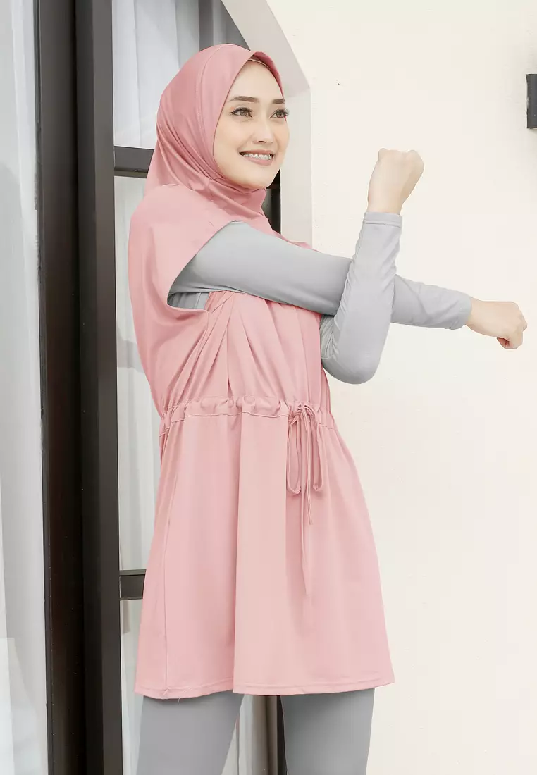 Zelena - Kania Sports Vest | Rompi Hijab Olahraga - Pink - L