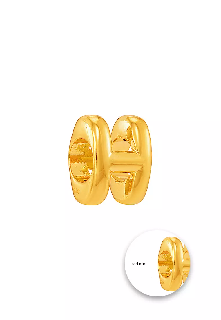 HABIB 916/22K Yellow Gold Alphabet Charm 6800025YH