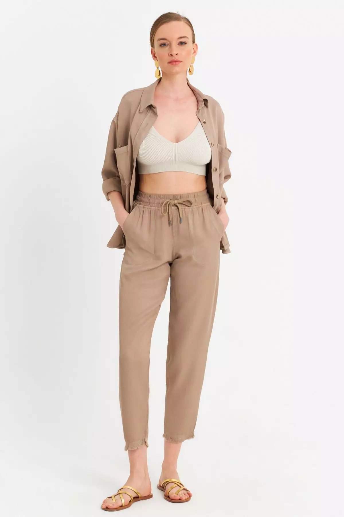 Elastic Waist Trousers