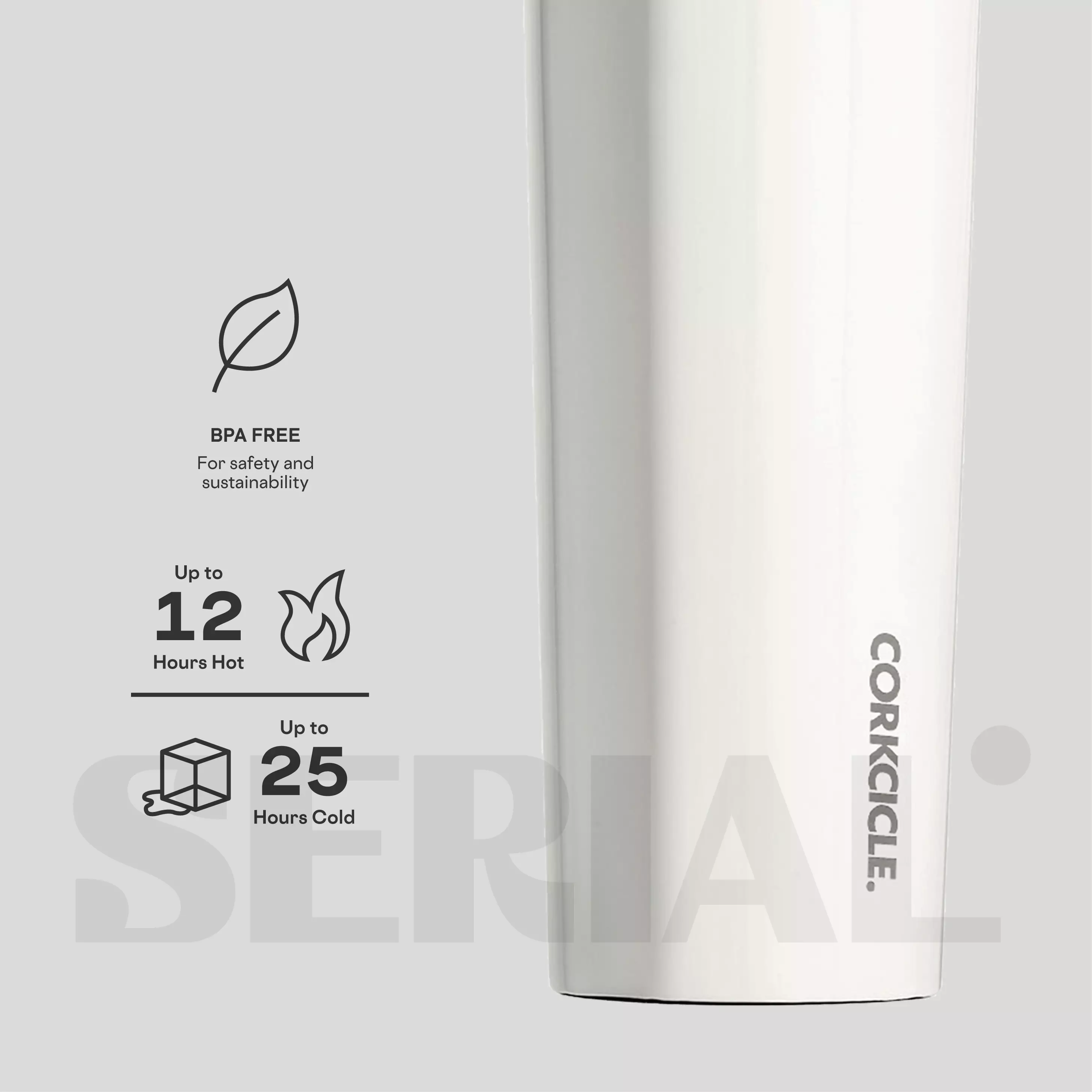 CORKCICLE® Canteen 16oz - Oat Milk