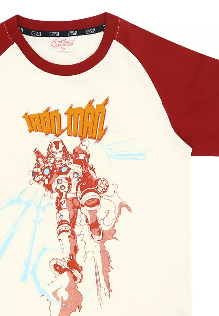Boys Licensed Graphic Raglan T-Shirt "Iron Man"