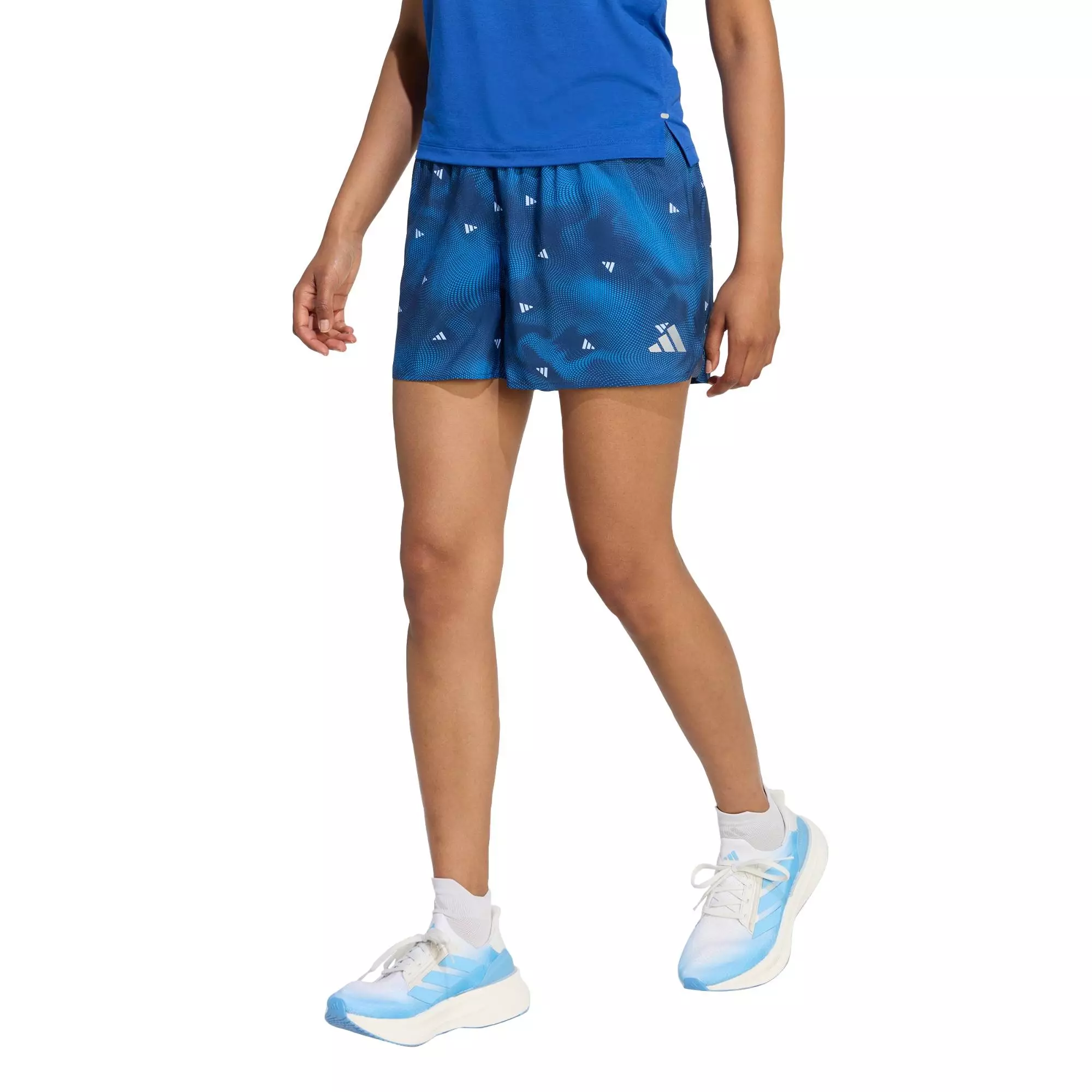 Running adi365 Running Essentials Brand Love Shorts Women Blue KD3957