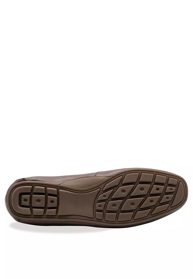 Esperanza 酒紅色莫卡辛鞋