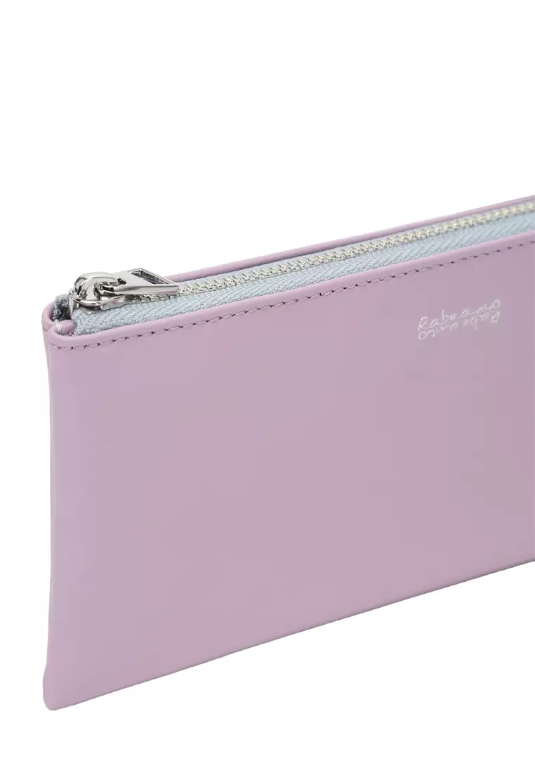 L-Zip Long Wallet - Lilac