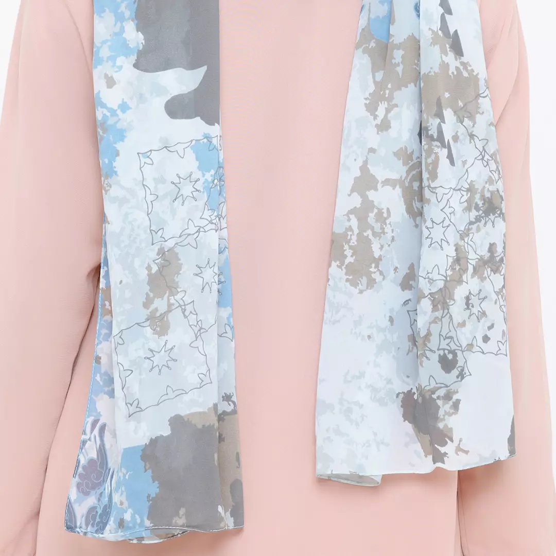 ZM Zaskia Mecca - Chica Steel Pashmina Instant - Jelita Indonesia - Edisi Lamun Ombak