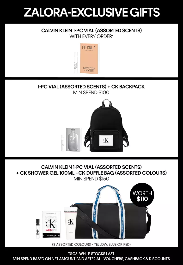 Calvin klein fragrance duffle bag shop