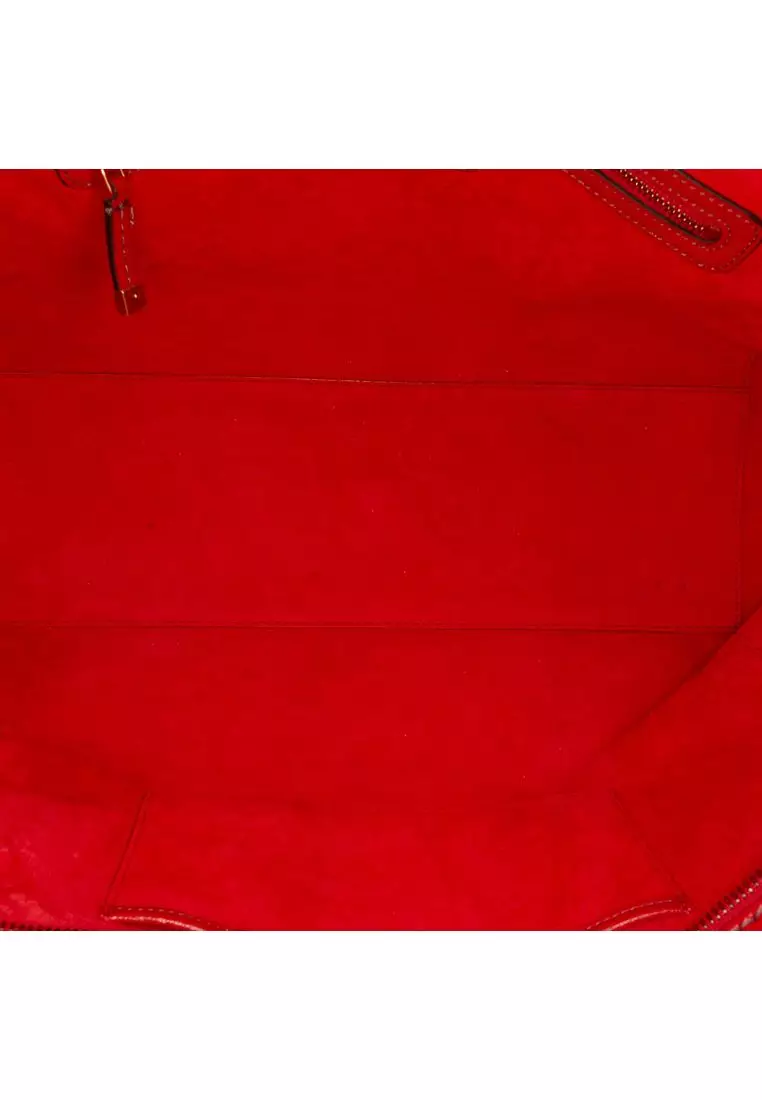 Pre-Loved Dior Studded Goatskin Diorangeles Convertible Tote