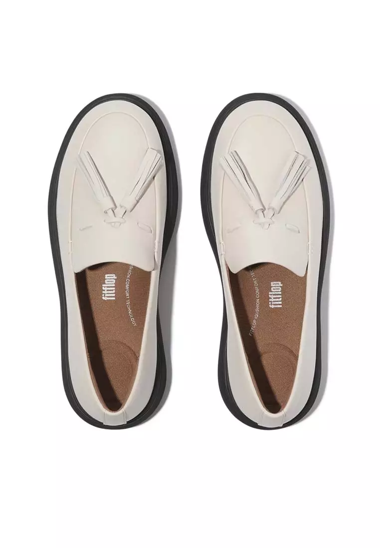 FitFlop x Song Hye Kyo iQ-COMFF Tassel Leather Loafers - Paris Beige (E2X-A99)