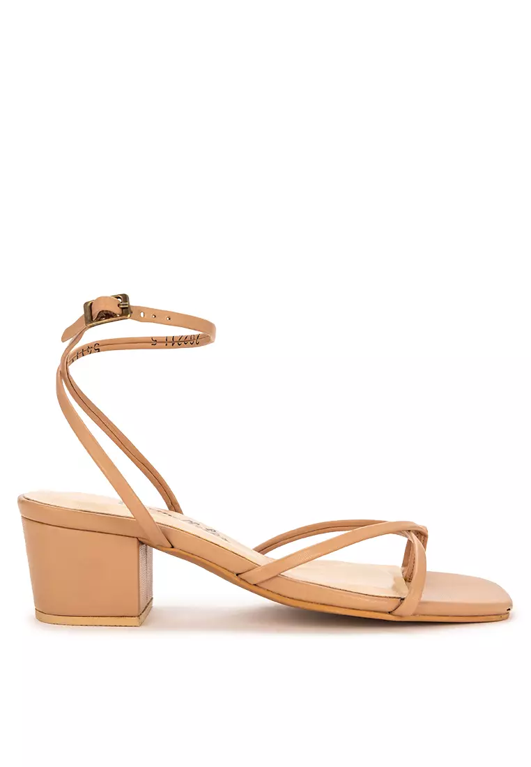 Discount on Carmelletes  shoes - SKU: Strappy Toe Ring Block Heels