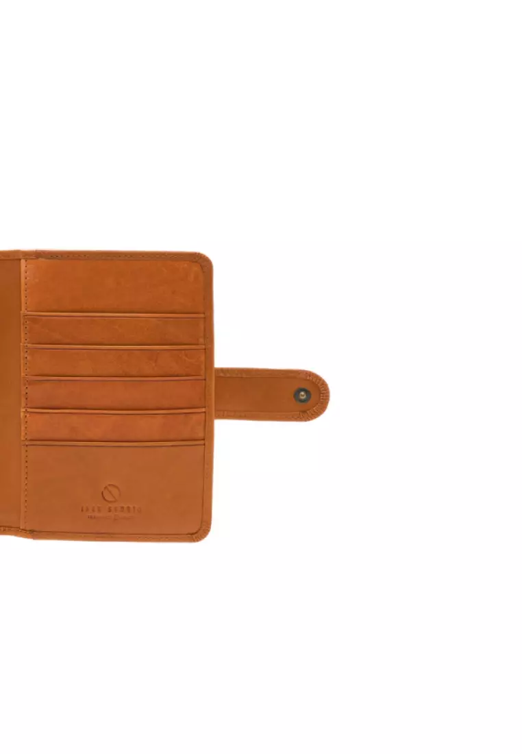 Vegetable Tanned Leather RFID 5 Cards Passport Cover JWC 31055