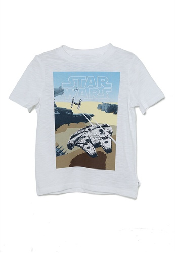 GAP white Kids Star Wars Organic Cotton Graphic T-Shirt 1DBDCKA4A60819GS_1