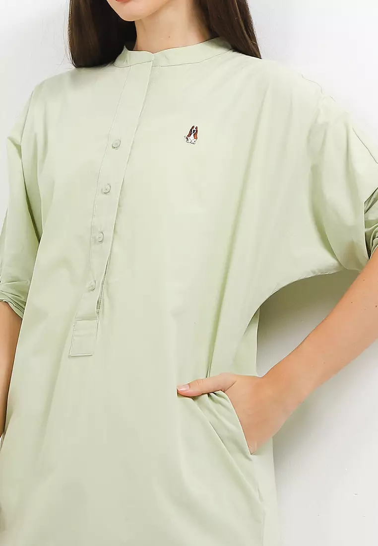 Alika Puffed Sleeve Dress