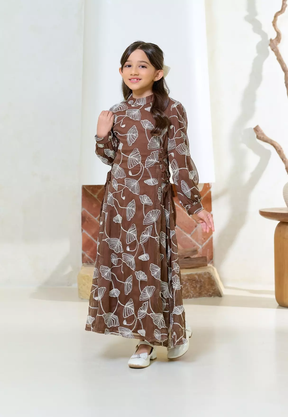 Zakiyya Dress - Coffee Kids