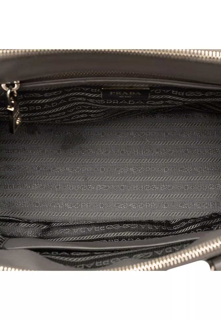 Pre-Loved Prada Medium Saffiano Lux Galleria Double Zip Satchel
