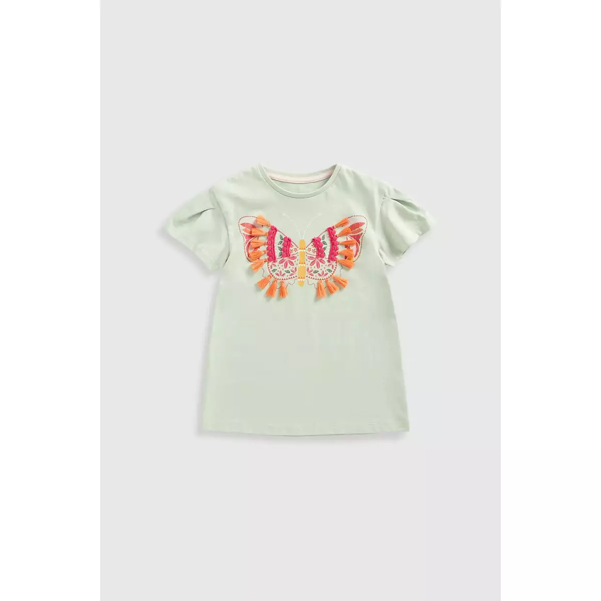 Mothercare Butterfly T-Shirt - Kaos Anak Perempuan (Hijau)