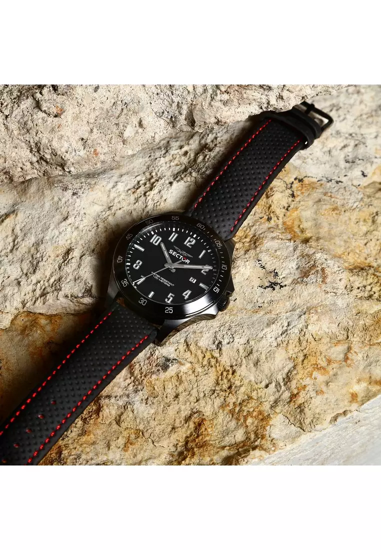 Sector 230 43mm Men's Quartz Black Watch R3251161060