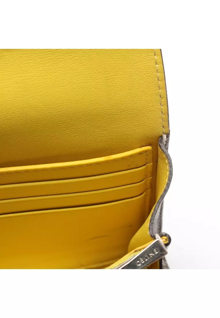 Buy CELINE Pre-Loved Celine Large flap multifunction Bi-fold Long