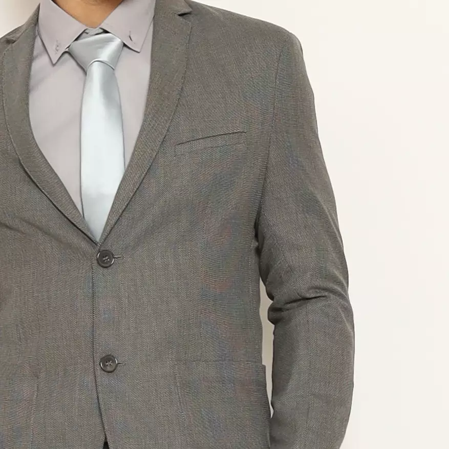 Schoeller Jas Cabrillio 2 Kancing Warna Abu-Abu Coklat Formal