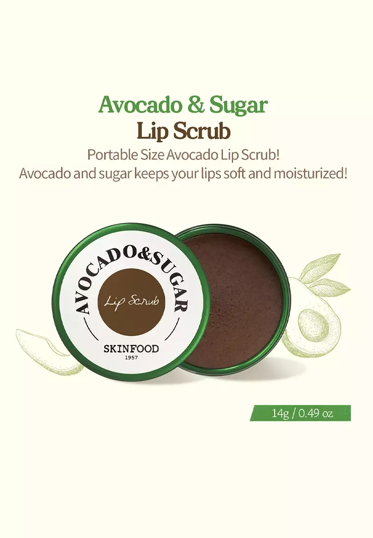SKINFOOD Avocado & Sugar Lip Scrub