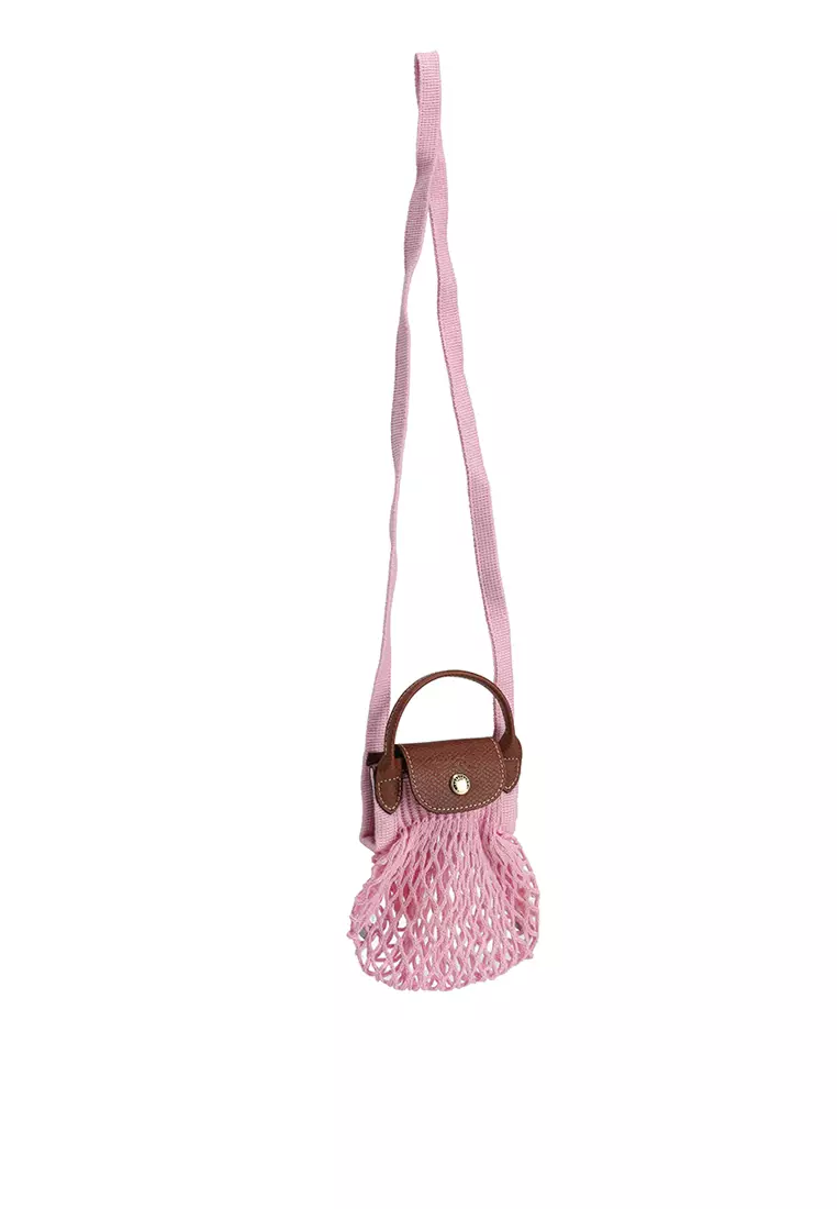 2023秋冬 限定色【国内発】LONGCHAMP FILET フィレ Bag Pink Sell Longchamp Le Pliage Filet Bag - Pink | HuntStreet.com