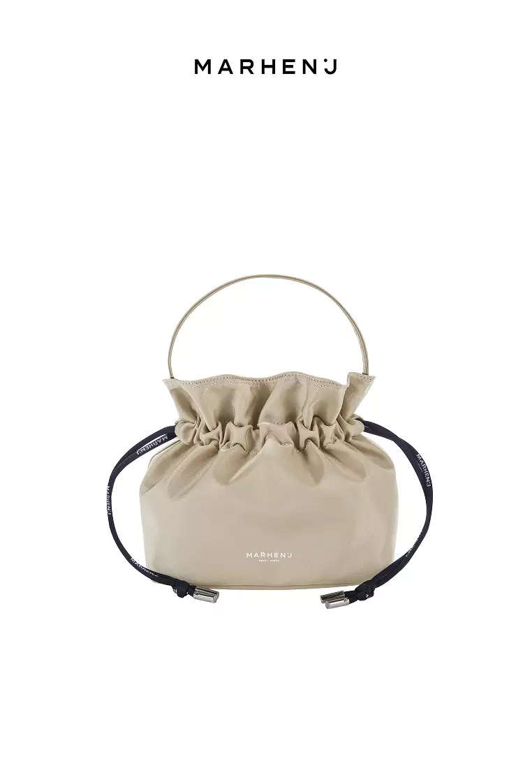 CHARRON + KONY SET Nylon Crossbody Bag Beige