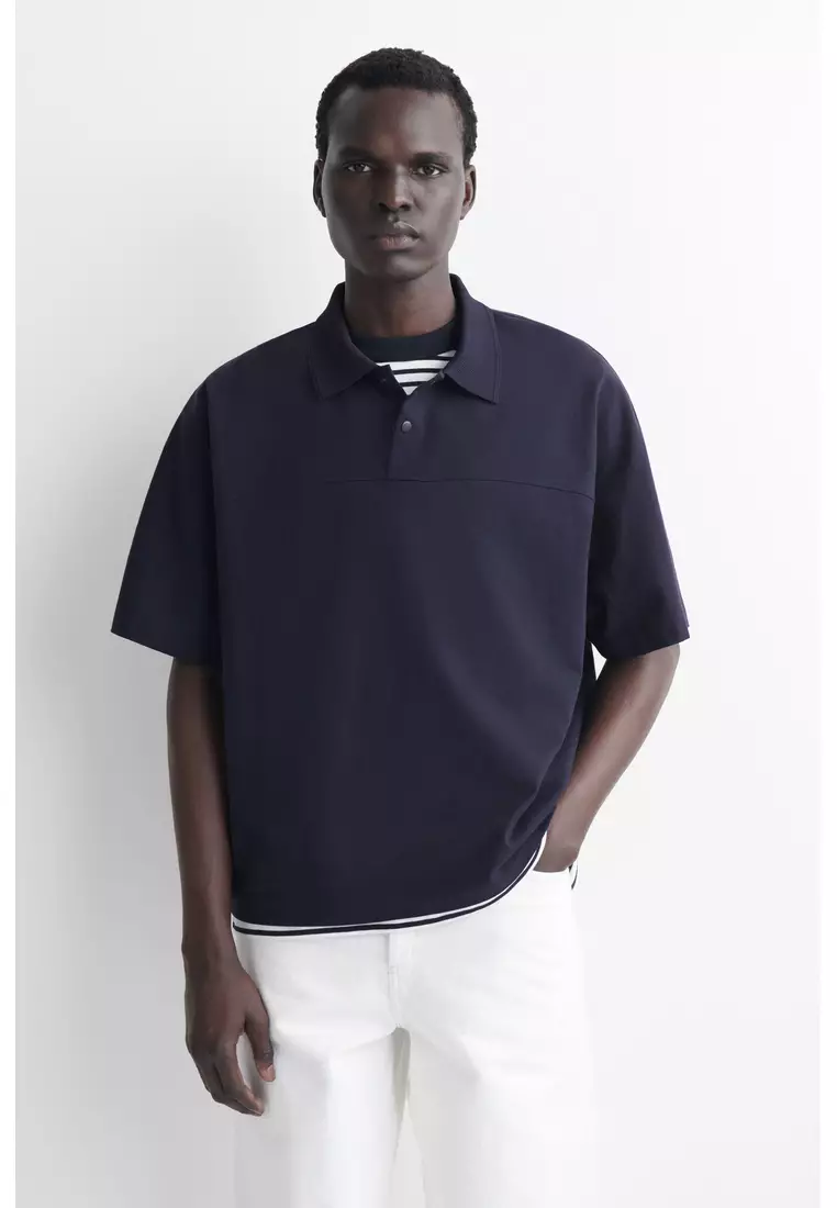 Buy COS PRESS-STUD COTTON POLO SHIRT 2026 Online | ZALORA
