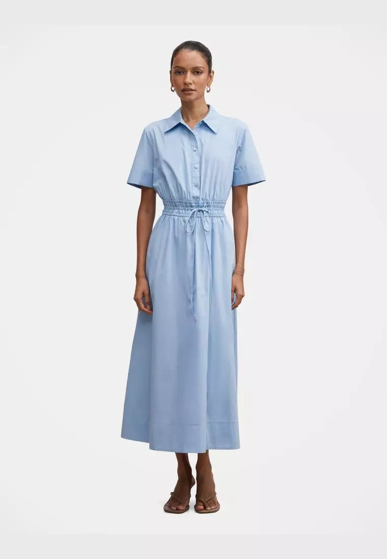 Brynn Petite Elastic Waist Midi
