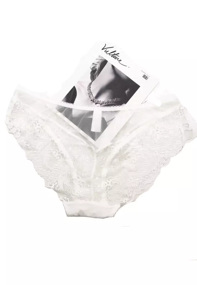 Lace Ultra-Thin See-Through Underwire Bra with Panty Set CA123109W