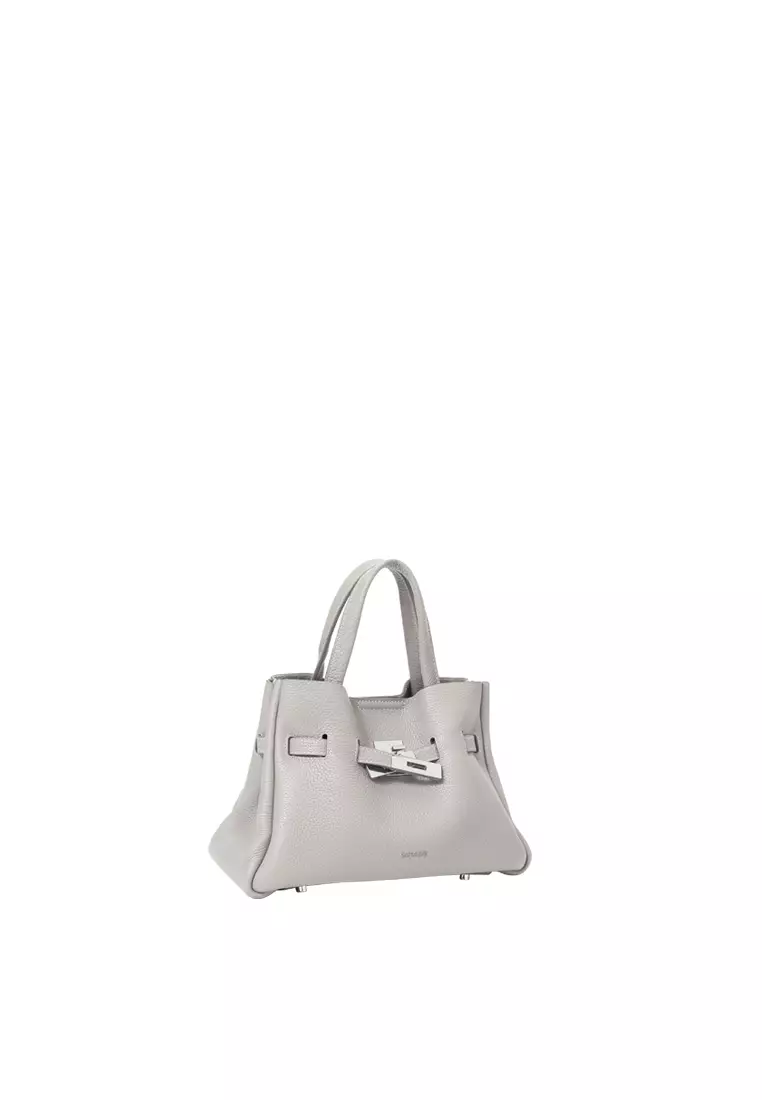 SAOIRSE Belt Soft Structural Shoulder Tote Mini - Beige
