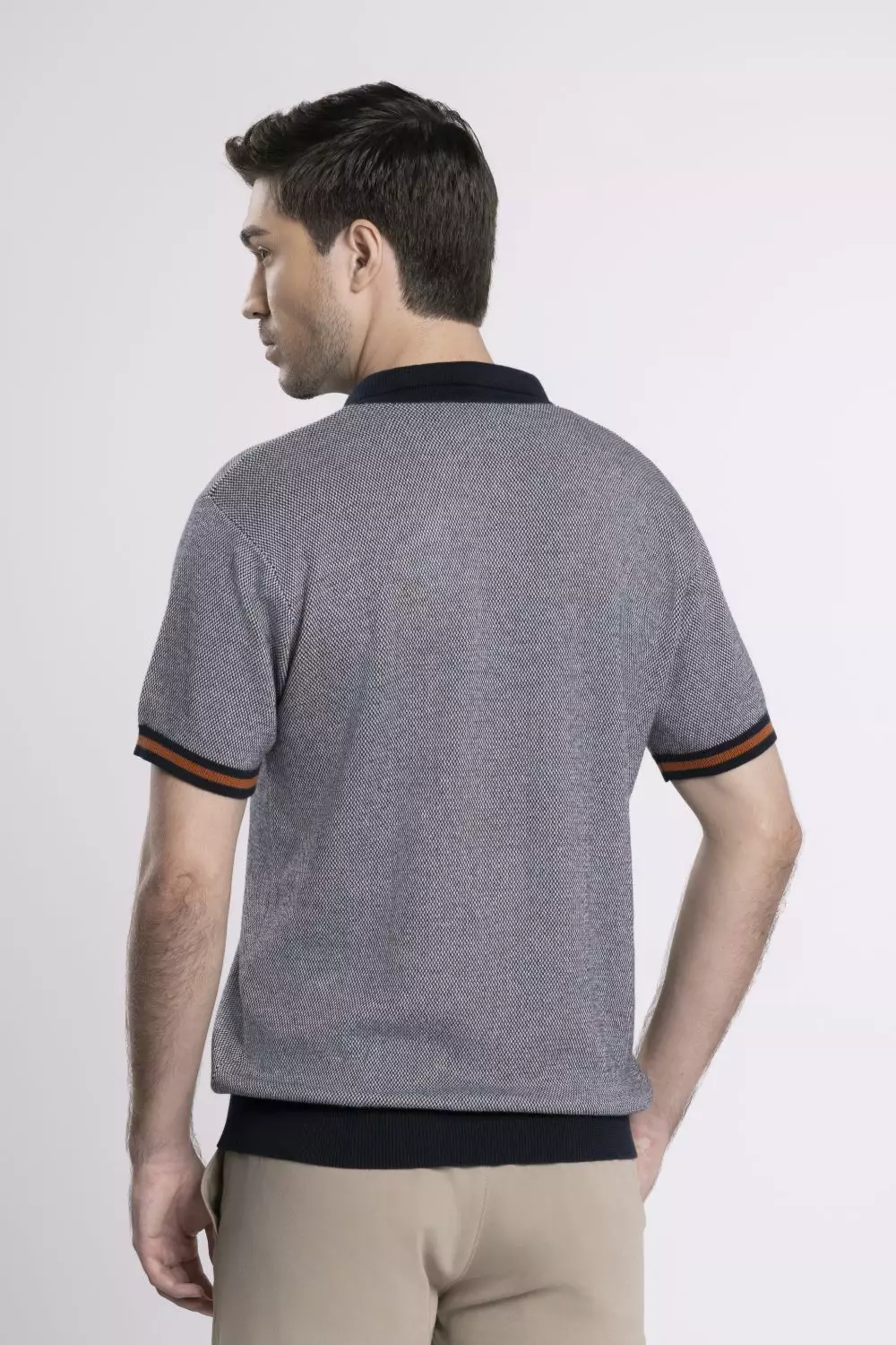 MOC - Kaos Polo Pria Lengan Pendek Karlot - Navy