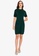 ZALORA WORK green Double Pocket Mini Dress 32652AABEF92EBGS_4