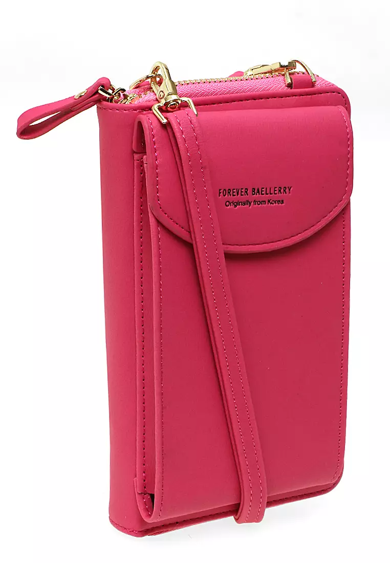 Tas Selempang Wanita Dompet Multifungsi Many Slot Material Kulit Leather ORIGINAL