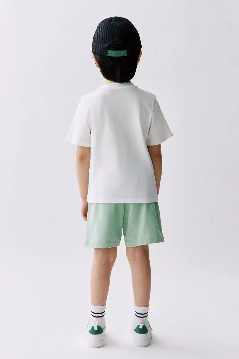 Printed sweatshorts