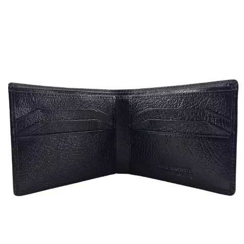 Men Casual Bifold Wallet Card Only Black LA-190