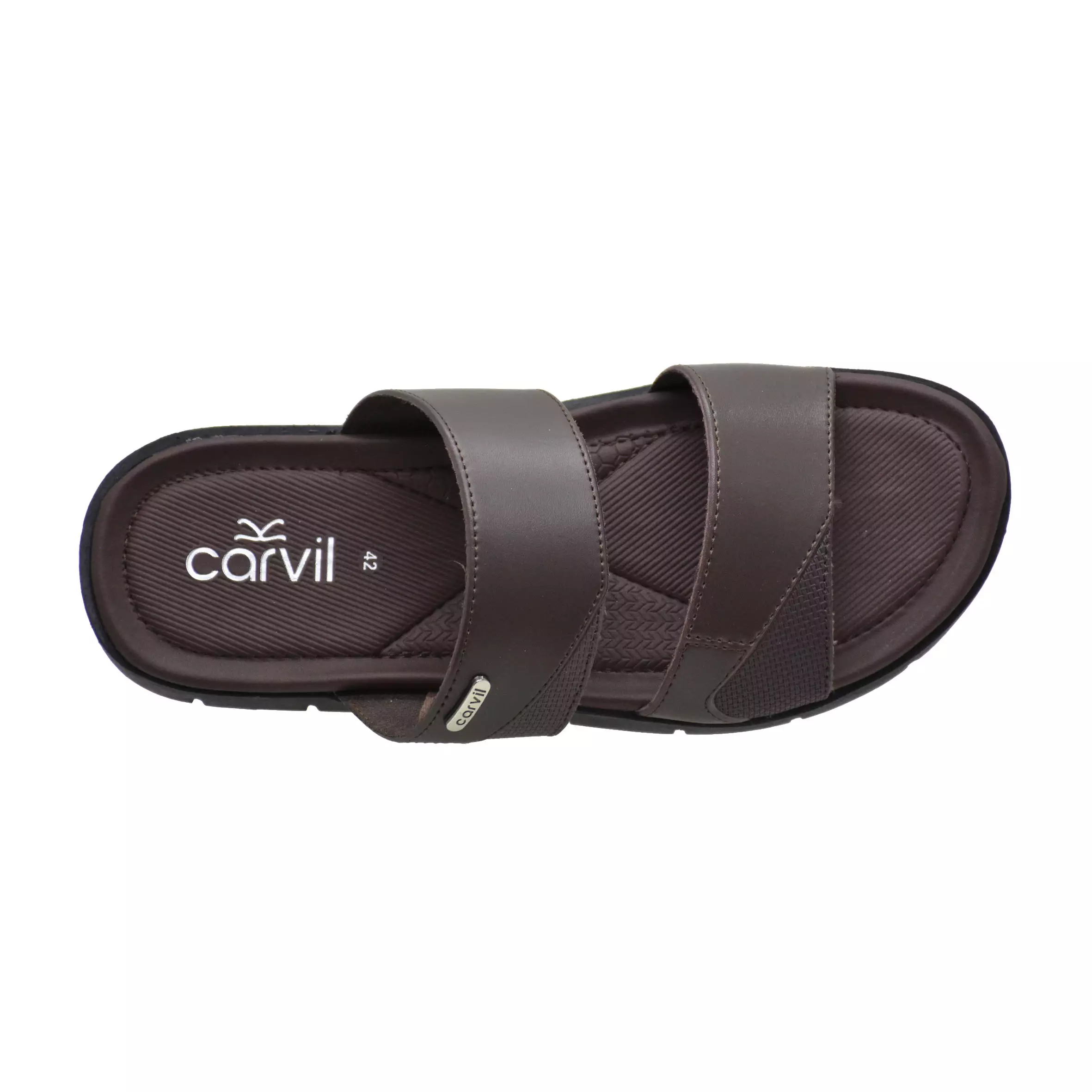 Carvil Sandal Pria Firenze-02 M Dark Brown