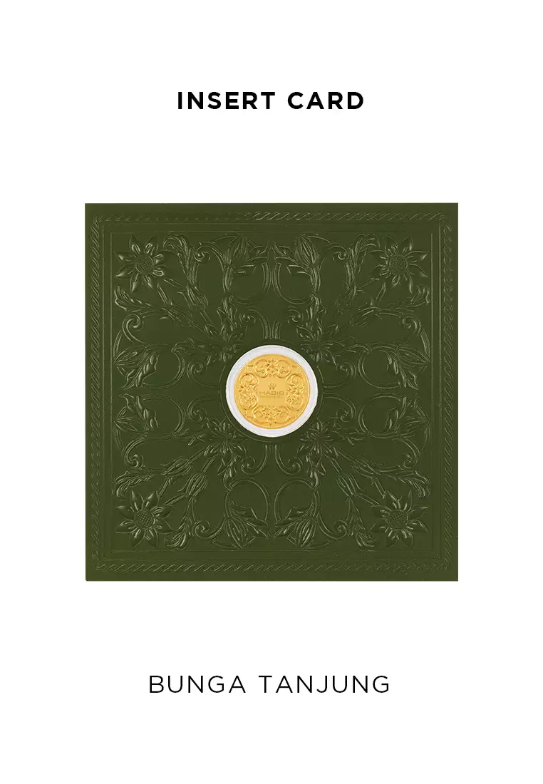 HABIB Ukiran Collection (Bunga Tanjung) | 999.9 Gold Wafer (0.20g)