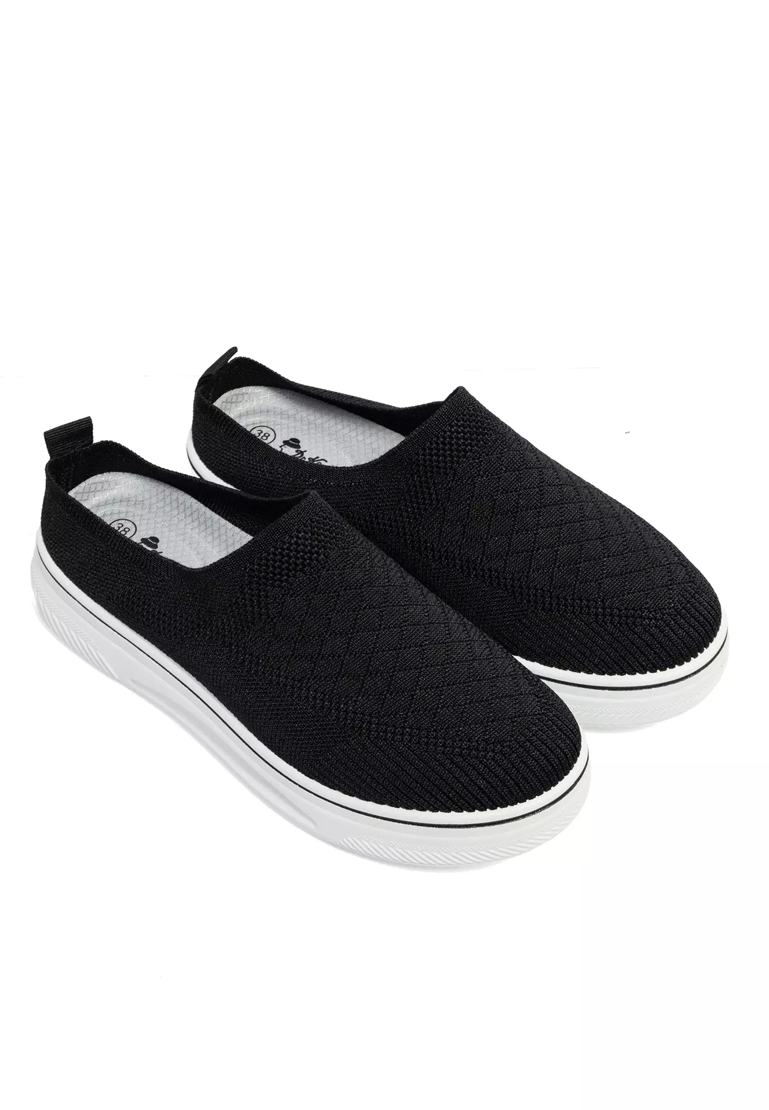 Dr. Kevin Sepatu Sandal Wanita Mules Sneakers Slip On Flyknit 579-004