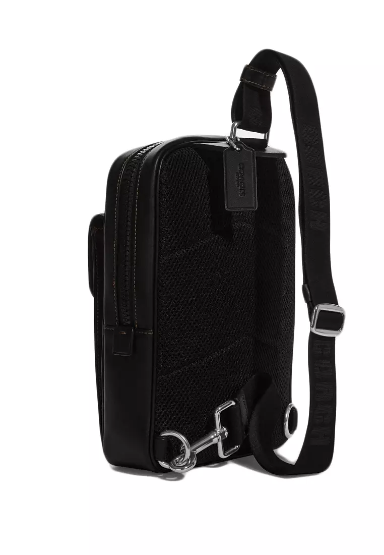 Buy Coach Track Pack With Tartan Plaid Print - Red/Black 2026 Online ...