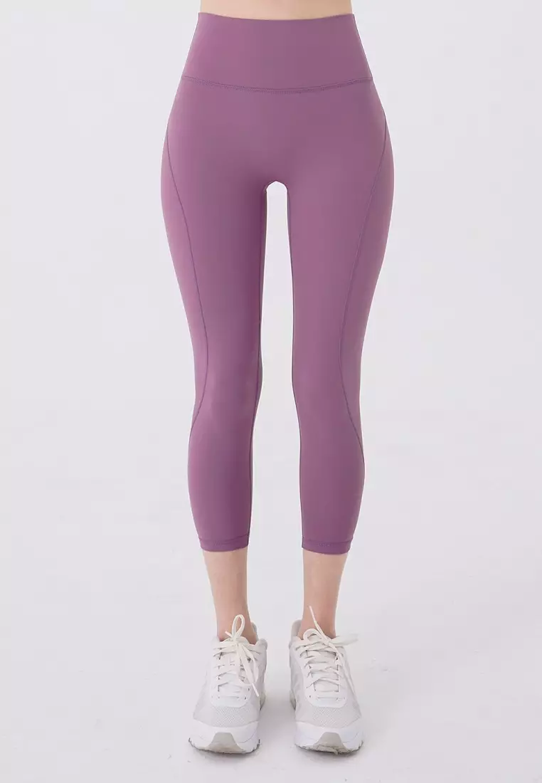 Purple capri clearance leggings