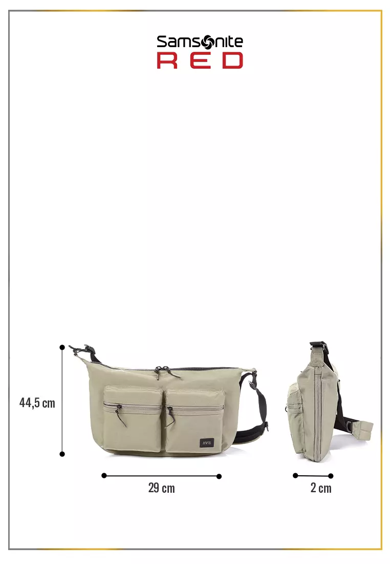 Samsonite Red Label Marston 2 Hobo Bag - Khaki