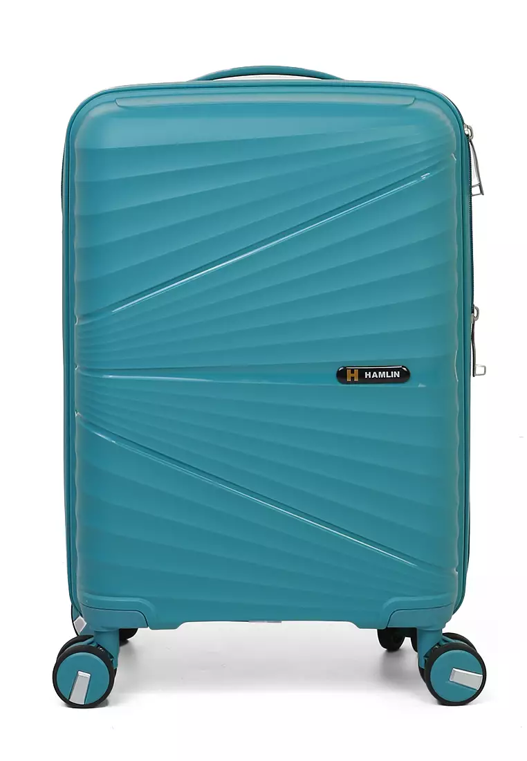 Carlton Koper Size 20inch Unisex Lock Anti Theft Zipper Suitcase Material Fiber ORIGINAL - Tosca