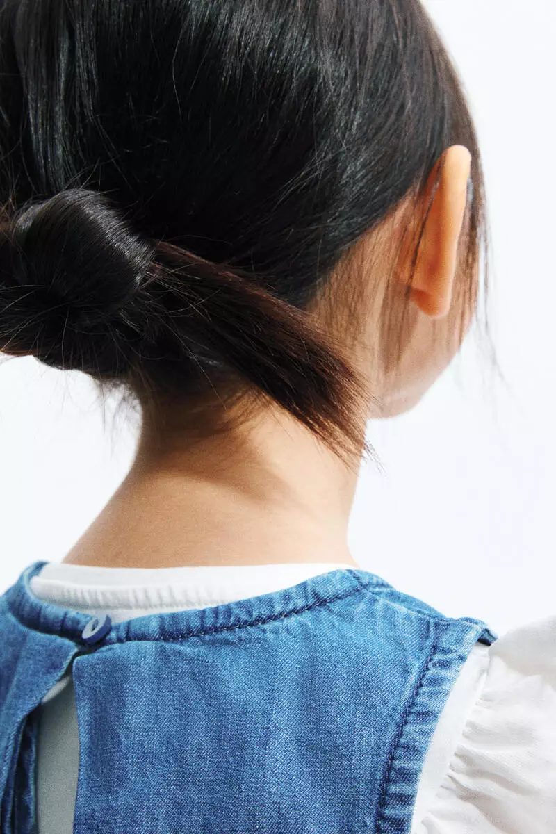 Cotton denim top