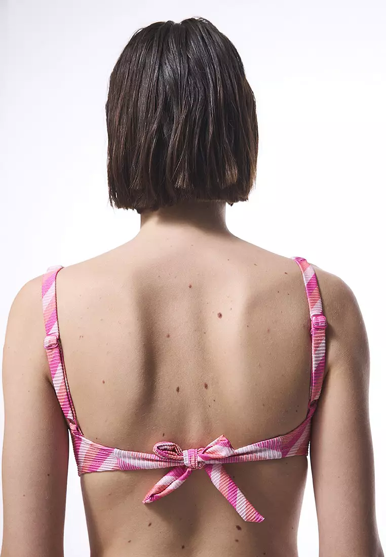 Striped Sura Bra Bikini Top