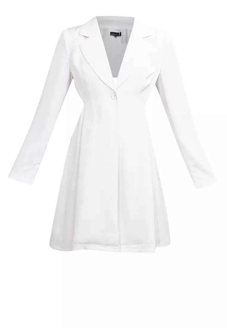 Buy Zalora Studios Cut Out Back Blazer Dress Online ZALORA Malaysia