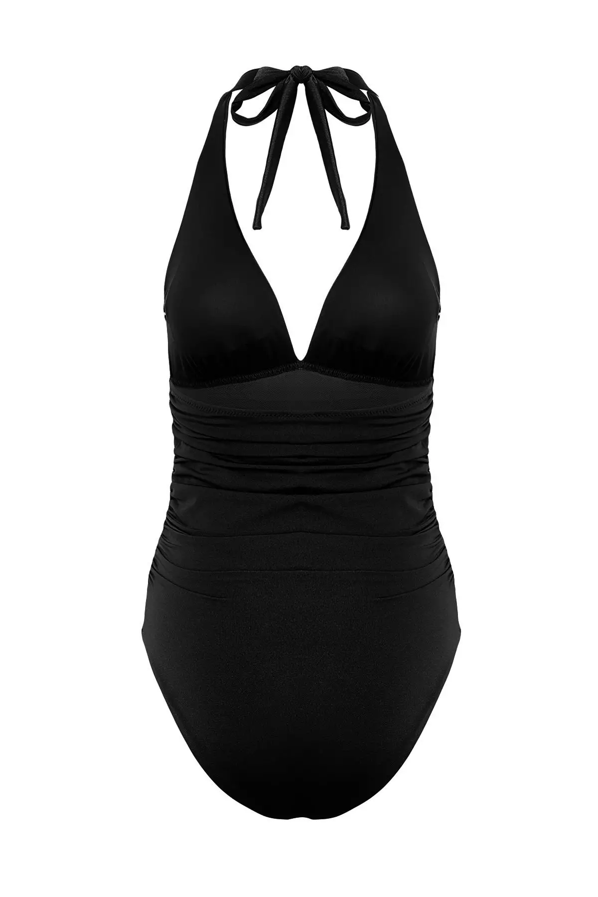 Halter Ruched Swimsuit