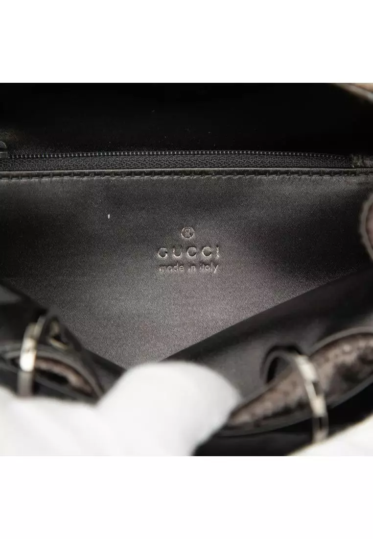 Pre-Loved Gucci Velvet Ring Bucket