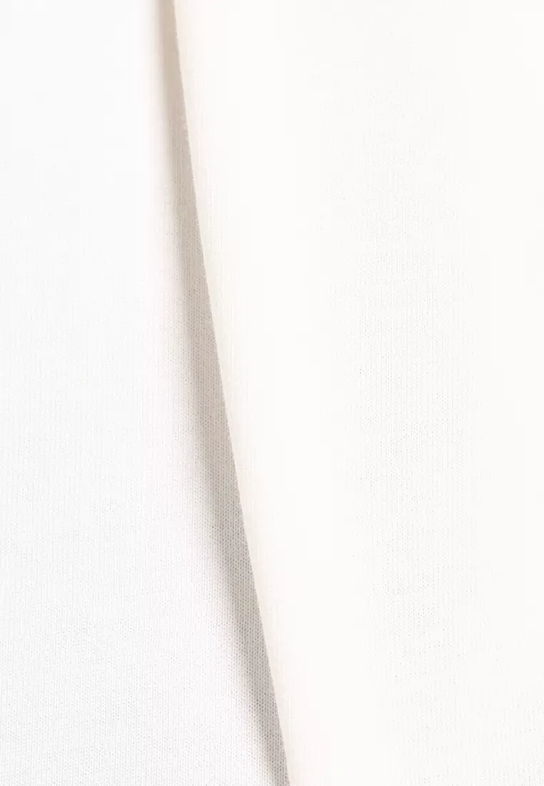 MANZONE - Kaos Lengan Pendek Pria Stan 02 Relaxed fit - White Colour White