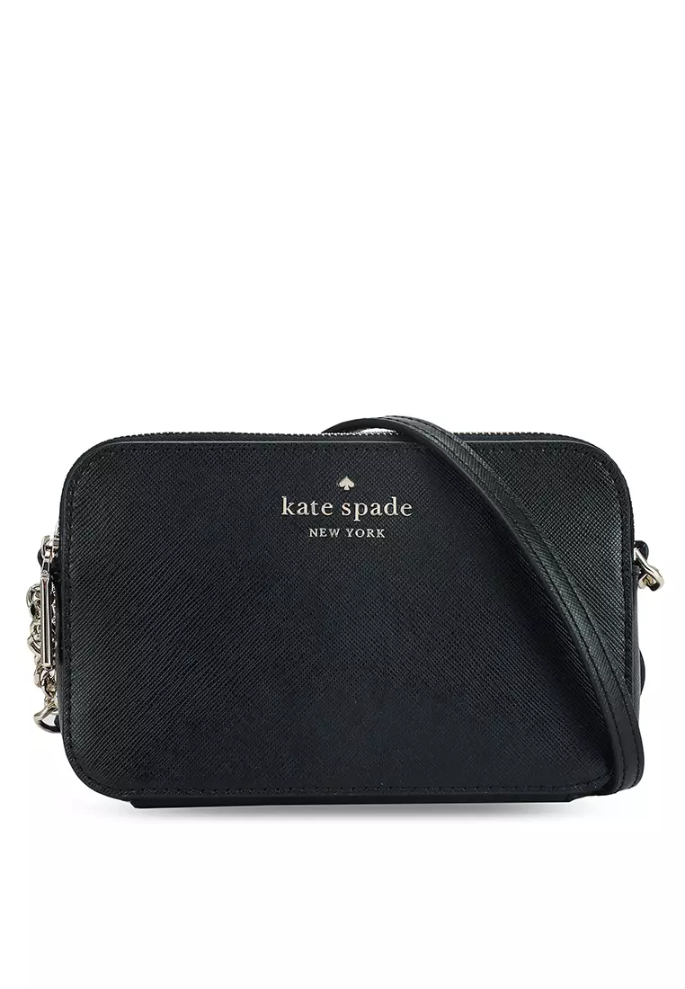 Staci double online zip small crossbody